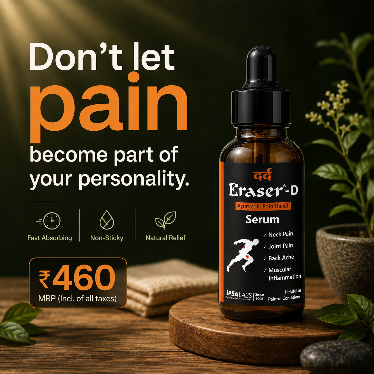 Dard Eraser-D Pain Relief Serum - 50 Ml