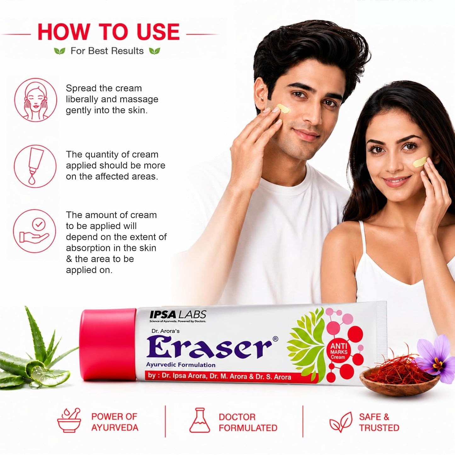 Eraser Ayurvedic Anti Marks Cream [15g|25g]