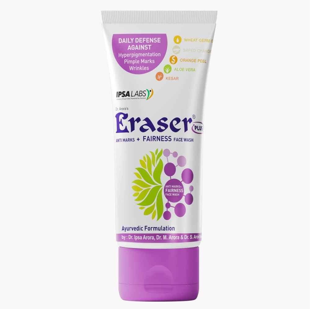 Eraser Plus Ayurvedic Anti Marks + Fairness Face Wash - 60 ML